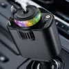 A multi-functional car charger with atomizing color lights, aromatherapy lighting, portable car accessories and practical accessories Application Scenario